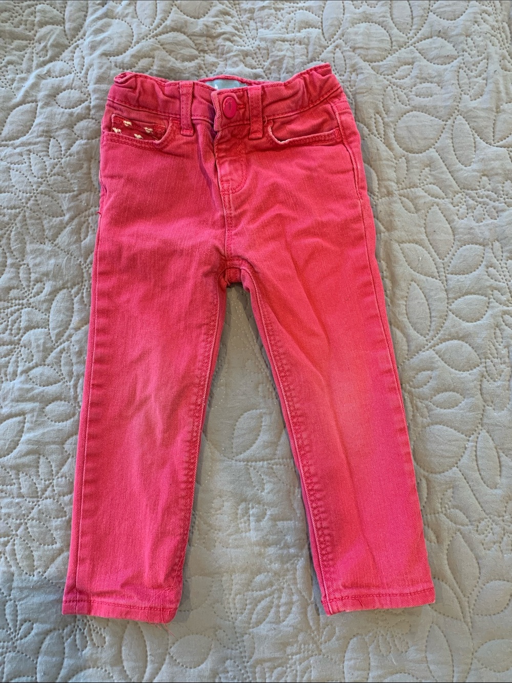Girls babyGap Pink Stretch Denim Jeans